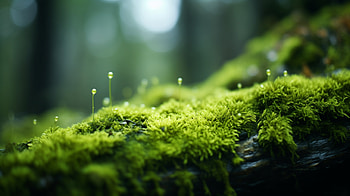 Mossy Forest Floor, nature, moss HD wallpaper