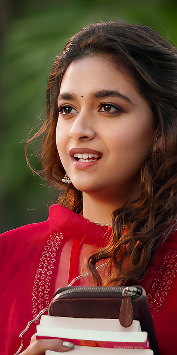 Keerthy suresh, head, kalaavathi, svp HD phone wallpaper