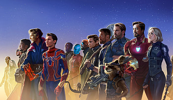 Avengers Infinity War Artwork, avengers-infinity-war, artwork, movies, 2018-movies, artist, deviantart, iron-man, black-widow, captain-america, thor, hawkeye, rocket-raccoon, nebula, ant-man, spiderman, doctor-strange, black-panther, drax-the-destroyer, mantis, war-machine HD wallpaper