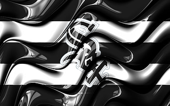 Chicago White Sox flag, , black and white 3D waves, MLB, american baseball team, Chicago White Sox logo, baseball, Chicago White Sox HD wallpaper