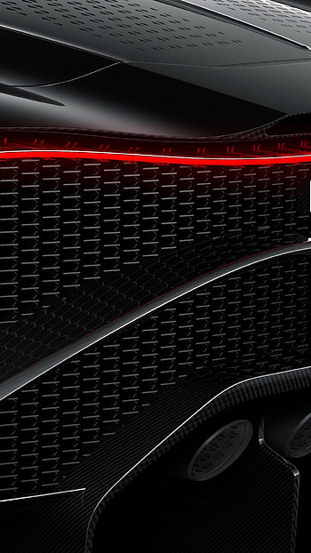 Bugatti La Voiture Noire, Striking background, Automotive power, Exquisite detailing HD phone wallpaper