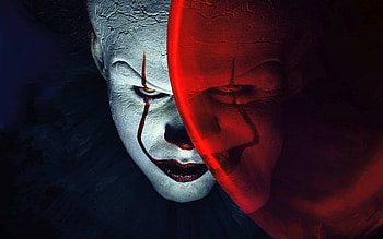 Joker, clown, it, balloon, movie HD wallpaper