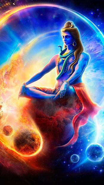 Prosenjit Shiva, Neon Theme HD phone wallpaper