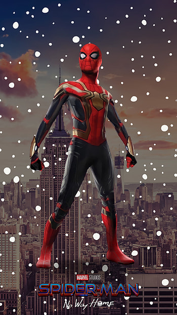 Winterspiderland, nowayhome, marvel, nincshazaút, pókember, spiderman, spidermannowayhome HD phone wallpaper