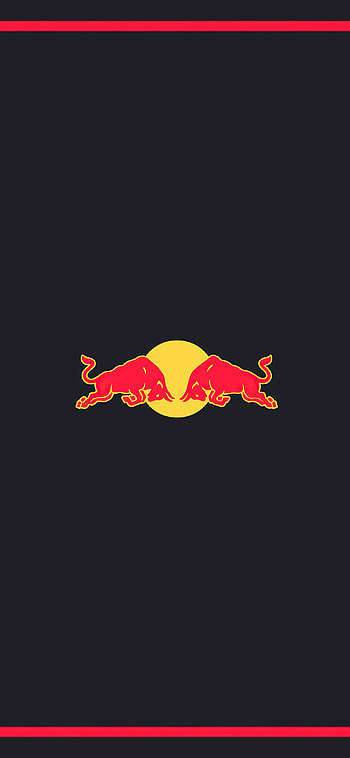 Red Bull Logo, Food, Minimalism, Simple Background HD phone wallpaper