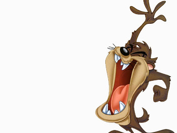 Tasmanian Devil, Looney Tunes, Animation, Fiery background HD wallpaper