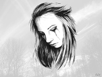 Hollow-Space, sad, feelings, love, emptyness, hurt, sorrow, girl sad HD wallpaper