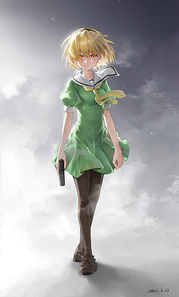 Hōjō Satoko, Anime, Higurashi When They Cry HD phone wallpaper