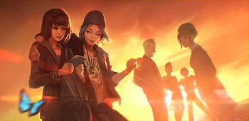 Video Game, Life Is Strange, Chloe Price, Kate Marsh, Max Caulfield, Nathan Prescott, Victoria Chase, Warren Graham HD wallpaper