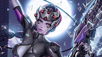 Widowmaker Fanatasy Game Art , widowmaker, overwatch, games, fantasy-girls, artstation HD wallpaper