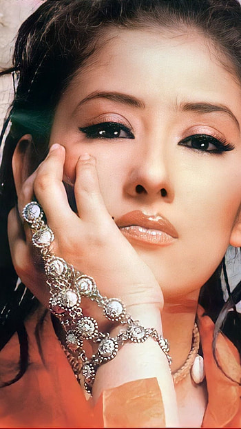 Manisha Koirala, bollywood actress, vintage HD phone wallpaper
