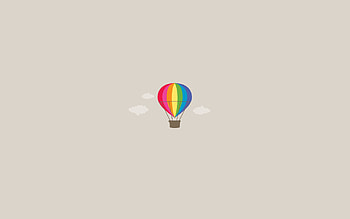 Sky, Vector, Multicolored, Motley, Flight, Balloon HD wallpaper