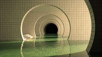 poolcore liminal underground eerie space HD wallpaper