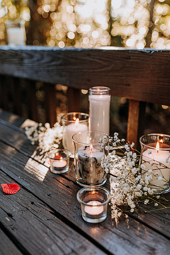 Flowers, Candles, Miscellanea, Miscellaneous, Table, Glasses HD phone wallpaper