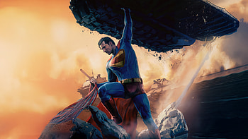 Superman Warrior, superman, superheroes, artwork, art, digital-art, artstation HD wallpaper