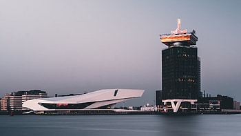 Amsterdam Skyline, Dutch capital, Canal network, Cultural heritage HD wallpaper