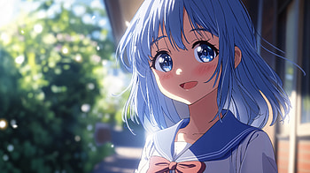 Charming Anime School Girl - Ultra, Anime, anime girl HD wallpaper