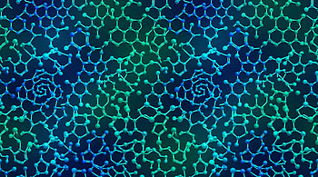 Molecular Spiral Lattice —, Abstract, Pattern, Hexagon, Network HD wallpaper