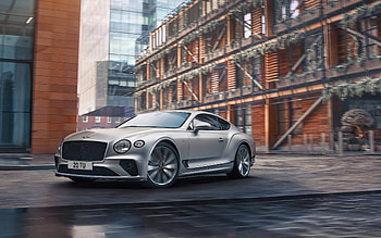 Bentley Continental GT, 2022, Silver Luxury Coupe, New Silver Continental GT, Luxury Cars, Bentley HD wallpaper