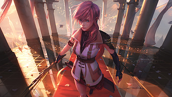 Titular Protagonist Lightning From The Game Final Fantasy XIII , final-fantasy, games HD wallpaper