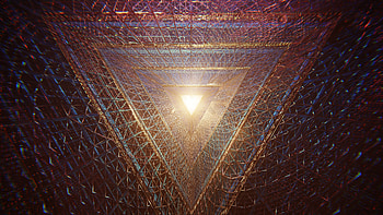 Triangle Geometry Abstract , abstract, geometry, digital-art, behance HD wallpaper