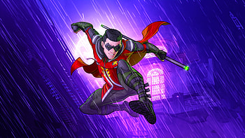 Robin In Gotham Knights, robin, gotham-knights, games, 2024-games, superheroes, artist, artwork, digital-art, artstation, video-games HD wallpaper