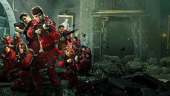Money Heist — The Royal Mint Siege, Money Heist HD wallpaper