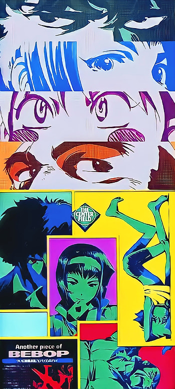See You in space, Netflix, spike spigel, magenta, art, faye valentine, cowboy bebop, jet, edward, ein, anime HD phone wallpaper