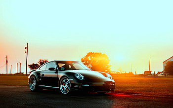 Auto, Porsche, Sunset, Cars, City HD wallpaper