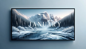 January Winter Wonderland, january HD wallpaper