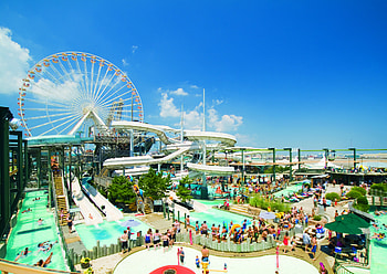 Morey's Piers and Beachfront Wildwoods, Waterpark HD wallpaper