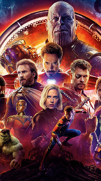 Avengers Infinity War, Motarjam, Arabic version, Movie title HD phone wallpaper