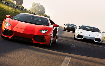 : Lamborghini Aventador Speed & Style on the Road, vehicle, Lamborghini Aventador HD wallpaper
