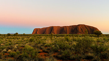Uluru background, Ultra , Majestic desert rock, Vibrant HD wallpaper