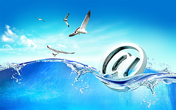 Abstract, Water, Art, Logos HD wallpaper