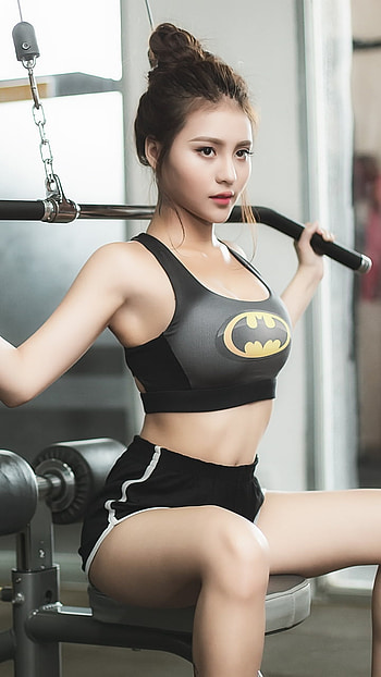 brunette, asian, Sports HD phone wallpaper