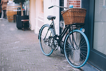 City, Miscellanea, Miscellaneous, Basket, Parking, Bicycle HD wallpaper