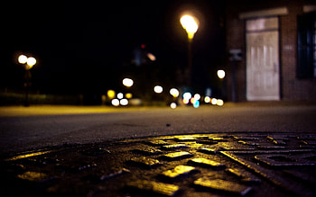 Nature, Stones, Night, Road HD wallpaper