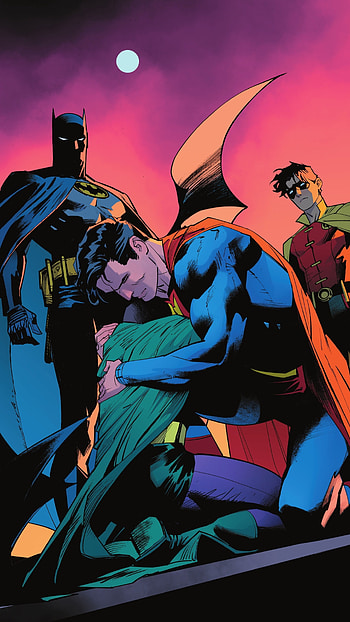 Batman/Superman: World’s Finest, Superman, Batman, Robin (DC Comics), Comic HD phone wallpaper