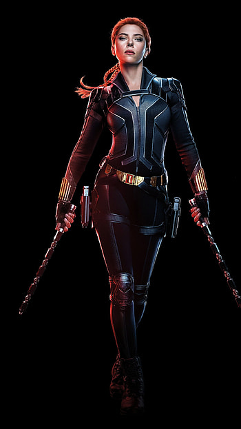 Black widow, scarlet johansson, avengers HD phone wallpaper