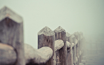 Miscellanea, Miscellaneous, Fog, Blur, Smooth, Fence HD wallpaper