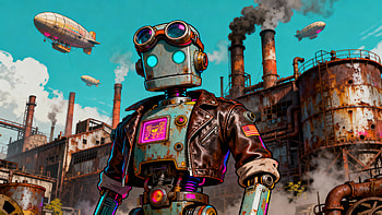 dieselpunk HD wallpaper