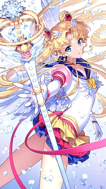 Sailor Moon Eternal, Aesthetic artwork, ShuuShuu gallery, Captivating fan creations HD phone wallpaper