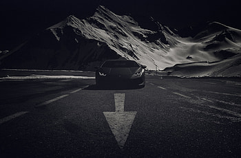 Lamborghini Huracan Performante, lamborghini-huracan-performante, lamborghini-huracan, lamborghini, 2018-cars, cars, monochrome, black-and-white, behance HD wallpaper