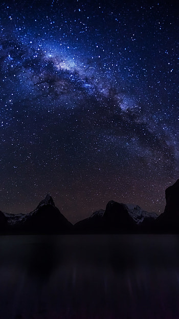 Night Sky, Milky Way Night Sky, Dark Night Sky HD phone wallpaper