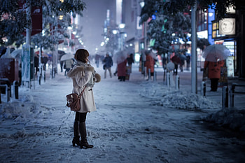 Winter City () HD wallpaper