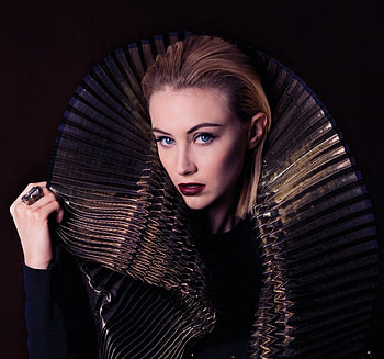 Sarah Gadon, girl, black, actress, woman HD wallpaper