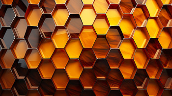 Honeycomb Pattern, Abstract, honeycomb HD wallpaper