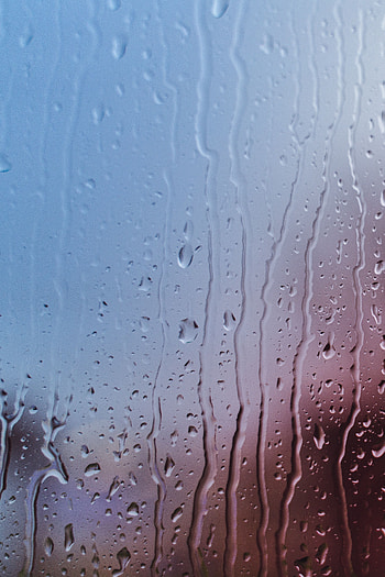 Rain, Drops, Macro, Divorces, Glass HD phone wallpaper