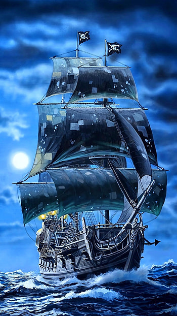 Jackdaw Ship, Pirate ship, Sarah Cunningham HD phone wallpaper